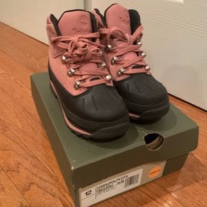 Timberlands toddler euro hiker pink